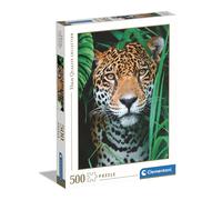 Clementoni 35127 en la Jungla 500pcs Animals Collection Jaguar in The Jungle 500