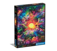 Clementoni 35518 Jigsaw Colorboom Collection-Psychedelic Jungle Sunrise 500 Piec