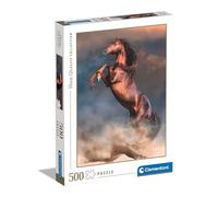 Clementoni - Puzzle Grande stallone rosso - 500 Pezzi