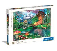 Clementoni 35522 Jigsaw Collection-The Old Shoe House 500 Pieces-Puzzle for Adul