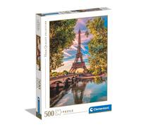 Clementoni 35524 Jigsaw Collection-Along The Seine 500 Pieces-Puzzle for Adults