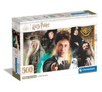 Clementoni 35534 Harry Potter Jigsaw 500 Pieces-Poster Included, Puzzle for Adul