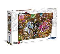 Clementoni - 36527 - Mordillo Puzzle - The Kiss - 6000 Pezzi - Made In Italy - P