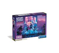 Clementoni Puzzle 1000 Pezzi per Adulti e Ragazzi, Illustrazione con Tema K-pop Demon Hunters, Idea Regalo, Made in Italy, 70x50 cm, Poster Incluso, 37121