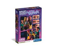 Clementoni Puzzle 1000 Pezzi per Adulti e Ragazzi, Illustrazione con Tema K-pop Demon Hunters, Idea Regalo, Made in Italy, 70x50 cm, Poster Incluso, 37125