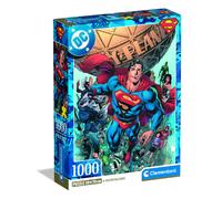 Clementoni 37505 Superman - Puzzle 1000 Teile Compact, Teil 1 der Helden-Trilogi