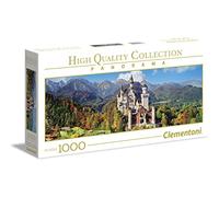 Clementoni - 39438 Collection Panorama Puzzle - Neuschwanstein - 1000 Pezzi