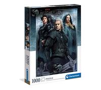 Clementoni - 39592 - Puzzle The Witcher - puzzle adulti 1000 pezzi, puzzle serie Netflix, Made in Italy