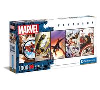 Clementoni 39611 - Puzzle Panorama - Marvel 1000 Pezzi Supereroi Spiderman