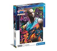 Clementoni - 39626 - Puzzle Space Jam 2 - puzzle adulti 1000 pezzi, puzzle film, space jam movie - Made in Italy, puzzle Clementoni