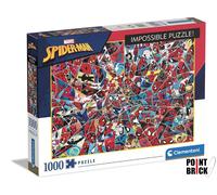 Clementoni – Puzzle L'Uomo Ragno Impossibile – 1000 pezzi – Multicolore