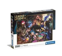 Clementoni - 39668 - Puzzle League Of Legends - 1000 pezzi - Made in Italy, puzzle adulti 1000 pezzi, puzzle fantasy, puzzle videogiochi, divertimento per adulti, Multicolore