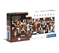 Clementoni - 39696 - Panorama Puzzle - Queen'S Gambit - 1000 Pezzi - Puzzle Adulti, Puzzle Panoramico, Puzzle Netflix - Made In Italy