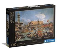 Clementoni - Puzzle Canaletto Il ritorno del Bucentauro al Molo nel giorno dell'Ascensione - 1000 Pezzi