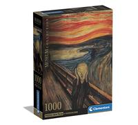Clementoni - Puzzle Museo Compatto L'urlo Di Munch - 1000 Pezzi