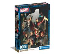 Clementoni - Puzzle Compatto Marvel The Avengers II - 1000 Pezzi