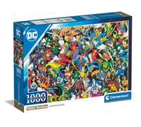 Clementoni 39863 Dc Comics Impossible 1000 Pieces Adults 14-99 Years, Gift for M