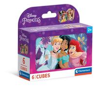Clementoni 40660 Disney Princess Jigsaw 6 Pieces-Cube Supercolor Children 2-4 Ye