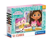 Clementoni 41193 Gabbys Dollshouse Jigsaw Dollhouse 12 Pieces-Cube Supercolor Ch