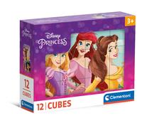 Clementoni 41197 Disney Princess Jigsaw 12 Pieces-Cube Supercolor Children 3-5 Y