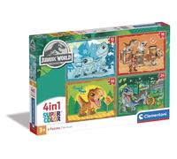 Clementoni 4 Puzzle In 1 Jurassic World Clm21521
