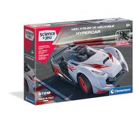 Clementoni- Italia Mon Atelier De Meccanique-Hypercar-Gioco di Costruzione-Versione Francese, Made in Italy, 8 Anni in più, Multicolore, 500 gr, 52536