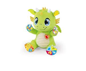 Clementoni-55388 - Ramón, il mio amico Drago - peluche interattivo per bambini da 6 mesi, multicolore