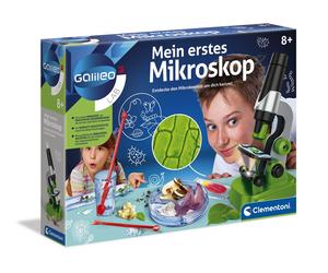 Clementoni 59120 Galileo Science First Microscope, Multicoloured, 7X35X26