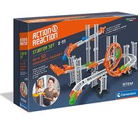 Clementoni 59302 Action & Reaction Starter Set multiparte per costruire una pista a sfera, giocattolo per bambini a partire dagli 8 anni in su