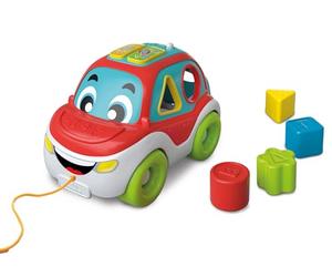 Clementoni 61557 Tony, Forme e Colori Auto con vari pezzi per adattare, oltre a canzoni e contenuti educativi, per bambini a partire da 9 mesi