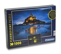 Clementoni 97239 - Puzzle - Le Mont Saint-Michel (Fluorescente, 1000 Parti )