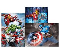 Clementoni 97528 - Puzzle Set - Marvel Avengers (1x 500 Parti, 2x 1000 Parti )