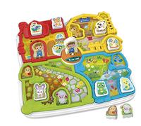Clementoni Animals Baby Farm-Granja de Animales luz y Sonido, Educativo Interactivo, Primeros años, Juguetes para bebés de 18 Meses, Multicolor, Small (17716)