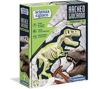 Clementoni Archeogiocando T-Rex Luminoso al Buio Gioco Scientifico, 9165, Multicolore