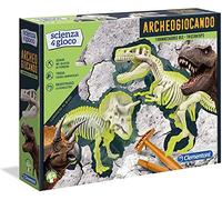 Clementoni- Archeogiocando T-Rex & Triceratopo, 13984