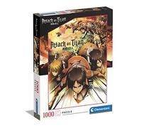 Clementoni- Attack On Titan Titan-1000 Pezzi Adulti, Puzzle Anime, Made in Italy, Multicolore, 39727