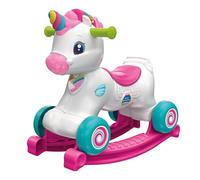 Clementoni Baby Altalena Unicorno - 3 in 1 con Centro attività interattivo per Bambini dai 12 Mesi in su, Giocattolo sensoriale e motoria 17883