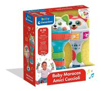 Clementoni Baby Amici Cuccioli 2 Maracas per Bambini Strumento Musicale 6 Mesi+