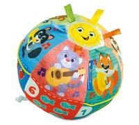 Clementoni Baby Baby Palla Suona e Canta, Gioco Elettronico per Bambini 6+ Mesi, con Suoni e Dolci Melodie, in Morbida Stoffa, Stimola Manualità, Tatto e Motricità, Lingua Italiana, 17983