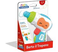 Clementoni Baby Berto Il Trapano, Gioco Prima Infanzia Elettronico, Bambini 9-36 Mesi, con Effetti Luminosi, Stimola Manualità e creatività con Canzoncine e Filastrocche, Lingua Italiana, 17328