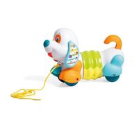 Clementoni Baby Charlie Cagnolino Trainabile, Gioco Prima Infanzia per Bambini 12-36 Mesi, Cane da Trainare, con Corpo Snodabile e Divertenti Effetti Sonori, Stimola Coordinazione e Fantasia, 17262
