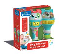 Clementoni Baby Amici Cuccioli 2 Maracas per Bambini Strumento Musicale 6 Mesi+