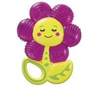 Clementoni Baby - Happy Daisy Cooling Teether, Dentaruolo Refrigerato per Neonati 3+ Mesi, Texture e Colori Diversi Esperienza Multisensoriale, Sollievo Gengive e Massaggia Gengive, 17609