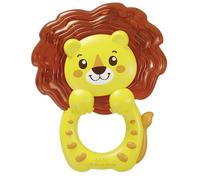 Clementoni Baby - Happy Lion Cooling Teether, Dentaruolo Refrigerato per Neonati 3+ Mesi, Texture e Colori Diversi Esperienza Multisensoriale, Sollievo Gengive e Massaggia Gengive, 17610