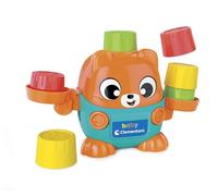 Clementoni Baby Montessori - Balancing Bear, Gioco Prima Infanzia per Bambini 18+ Mesi, Bilancia con Cubetti per Scoprire Il Concetto di Peso, con 6 Tronchetti Colorati, Made in Italy, 17493