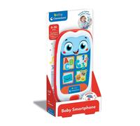 Clementoni Baby Smartphone Primo Telefono per Bambini 6 Mesi Interattivo Parlante Luci e Suoni