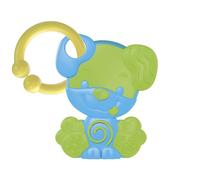 Clementoni Baby - Sweet Puppy, Massaggiagengive a Forma di Cagnolino per Neonati 3+ Mesi, Texture e Materiali Diversi Esperienza Multisensoriale, Sollievo Gengive e Pratico Anello, 17607