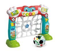 Clementoni Baby Tira e Segna Goleador Rete da Calcio Elettronica con Luci e