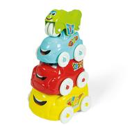 Clementoni Baby Veicoli attività Scopri e Impila Gioco per Bambini Multicolore