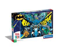 Clementoni - 27174 - Supercolor Puzzle - Batman - 104 Pezzi - Puzzle Bambini 6 Anni, Puzzle Cartoni Animati - Made In Italy